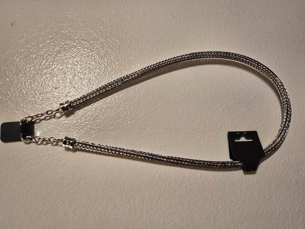 Viking double knit silver chain